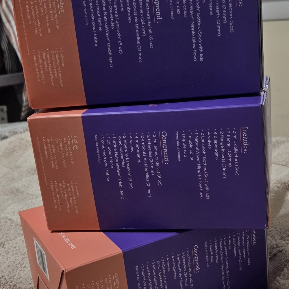 Lansinoh Discreet Duo Wearable Breast Pump and Extra Parts